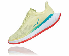 HOKA|Women's Carbon X 2 Luminary Green / Hot Coral