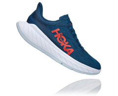HOKA|Women's Carbon X 2 Moroccan Blue / Hot Coral