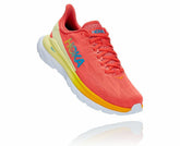 HOKA|Men's Mach 4 Hot Coral / Saffron