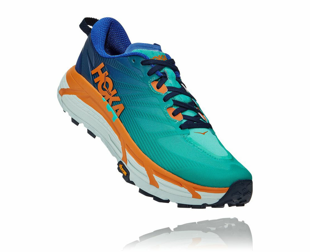 HOKA|Men's Mafate Speed 3 Dazzling Blue / Desert Sun