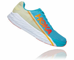 HOKA|All Gender Rocket X Scuba Blue / Luminary Green