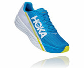 HOKA|All Gender Rocket X White / Diva Blue