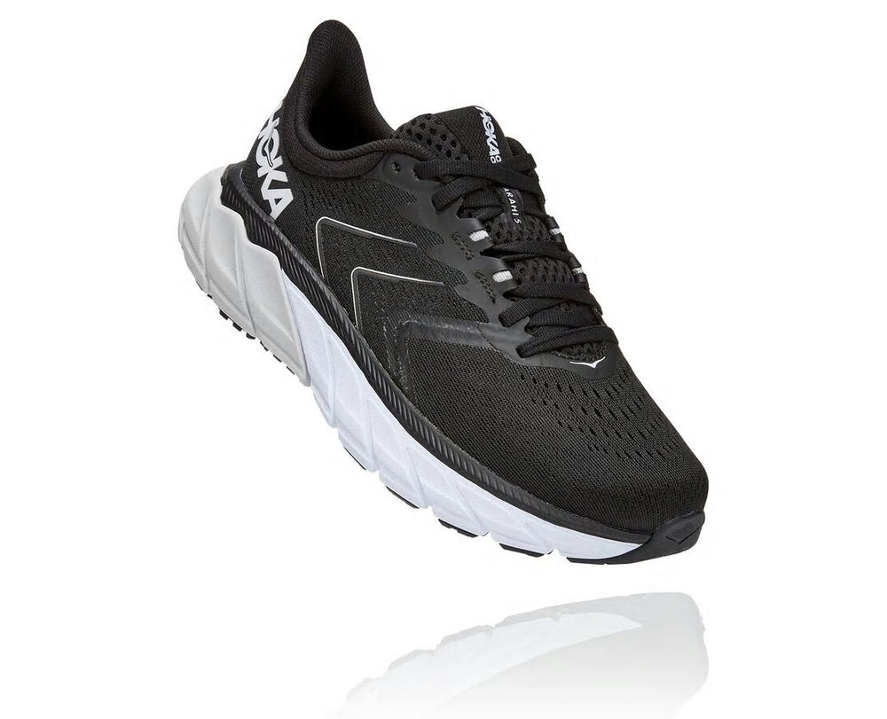 HOKA|Women's Arahi 5 Black / White