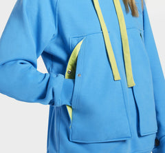 HOKA|All Gender Bondi Hoodie Diva Blue