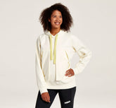 HOKA|All Gender Bondi Hoodie White
