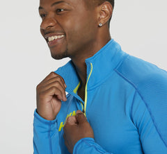 HOKA|Men's 1/2 Zip Midlayer Diva Blue