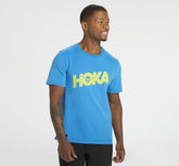 HOKA|Men's Brand Tee Diva Blue