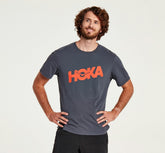 HOKA|Men's Brand Tee Ombre Blue