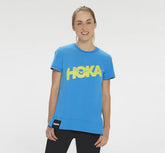 HOKA|Women's Brand Tee Diva Blue