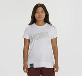 HOKA|Women's Brand Tee White