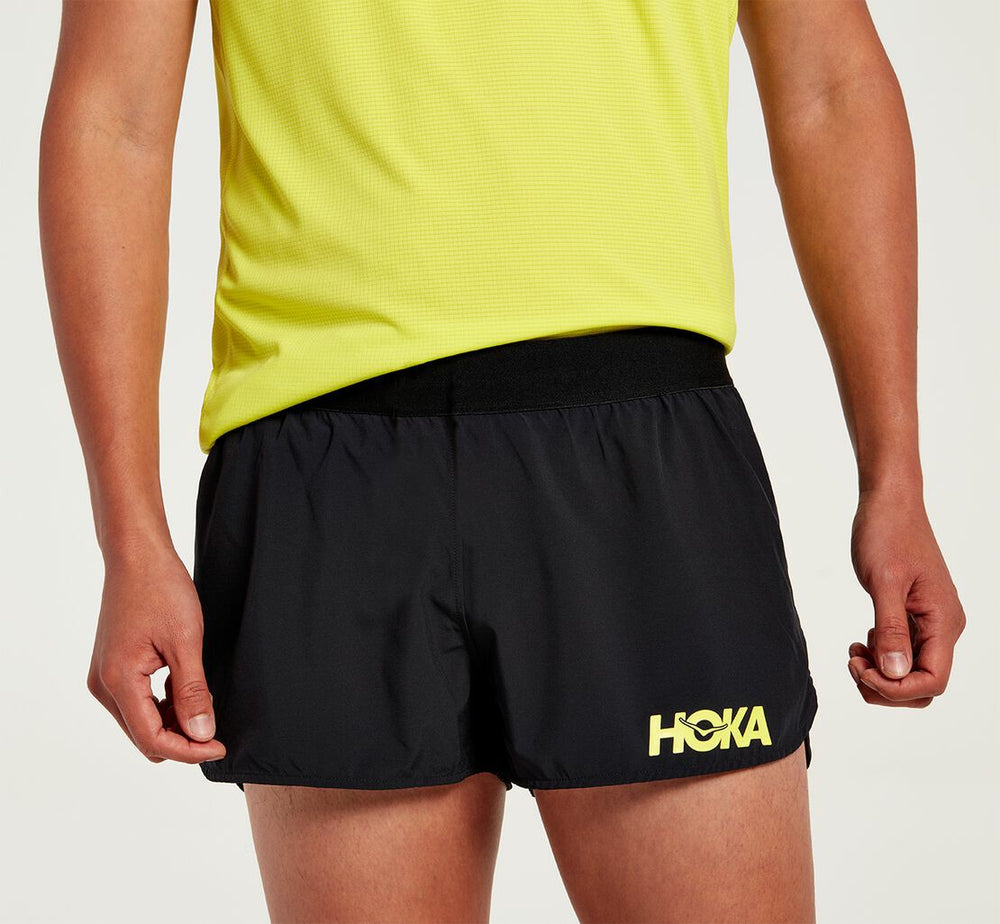 HOKA|Men's Performance Woven 2" Short Black