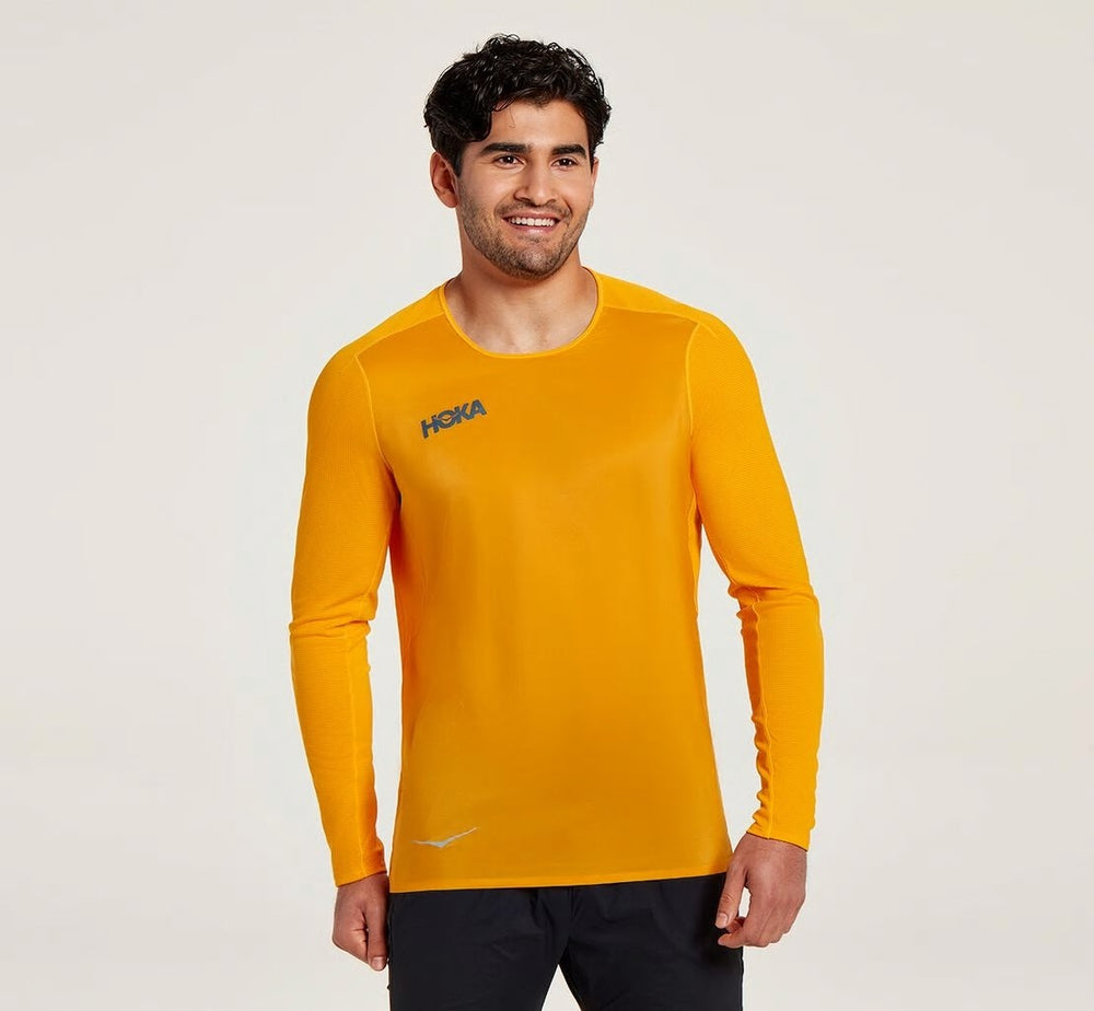 HOKA|Men's Wind Shirt Saffron