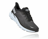 HOKA|Men's Clifton 8 Black / White
