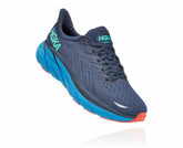HOKA|Men's Clifton 8 Outer Space / Vallarta Blue