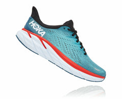 HOKA|Men's Clifton 8 Real Teal / Aquarelle