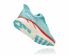 HOKA|Women's Clifton 8 Aquarelle / Eggshell Blue