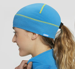 HOKA|Women's Performance Beanie Diva Blue / Citrus