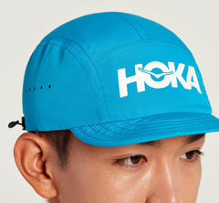 HOKA|All Gender Packable Trail Hat Diva Blue