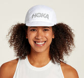 HOKA|All Gender Packable Trail Hat White / Castlerock