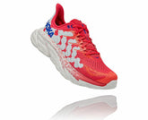 HOKA|All Gender Clifton Edge Geometric Paradise Pink / Blue Flower