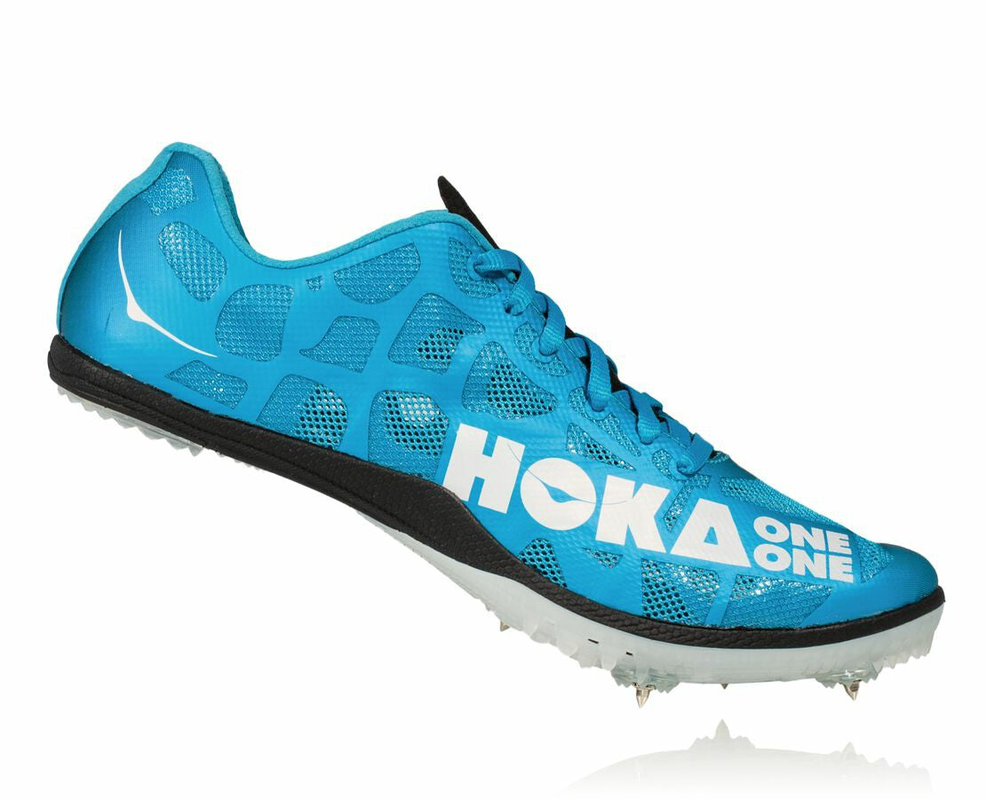 HOKA|Men's Rocket MD Cyan / White