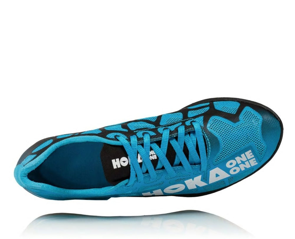 HOKA|Men's Rocket MD Cyan / White