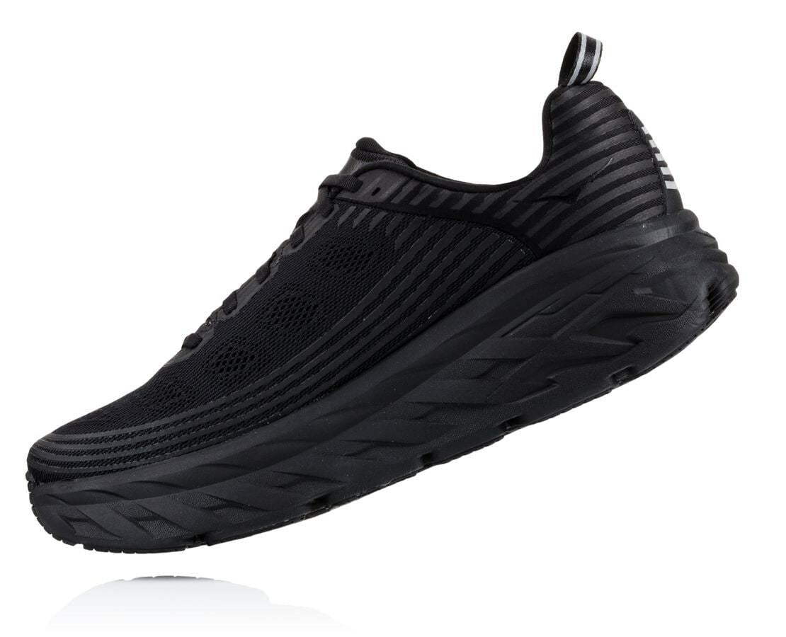 HOKA|Men's Bondi 6 Black / Black
