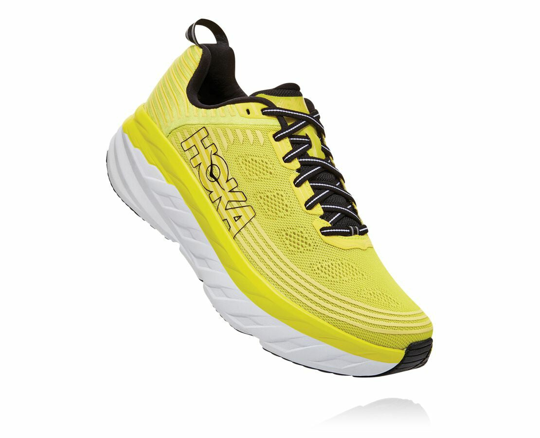 HOKA|Men's Bondi 6 Citrus / Anthracite