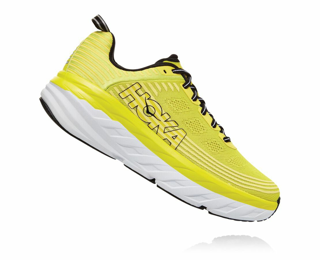 HOKA|Men's Bondi 6 Citrus / Anthracite