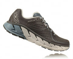 HOKA|Women's Gaviota Leather Charcoal / Tradewinds