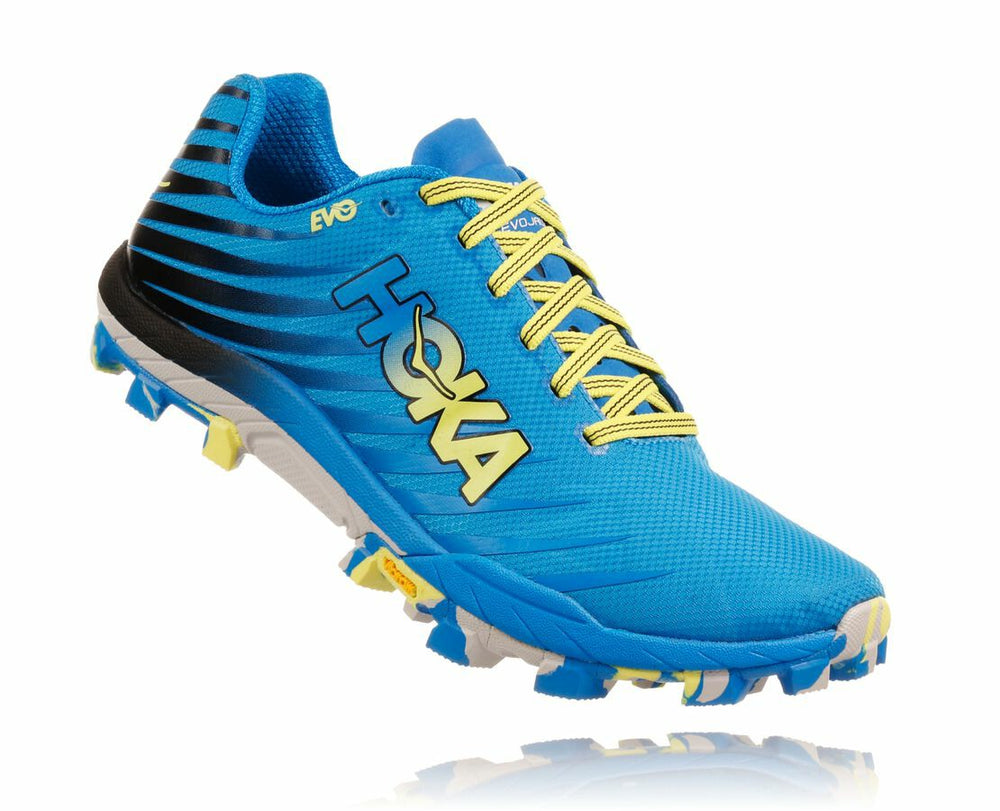 HOKA|Women's EVO Jawz Cyan / Citrus