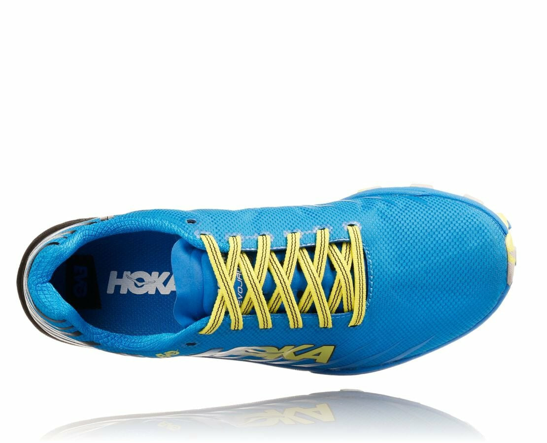 HOKA|Women's EVO Jawz Cyan / Citrus