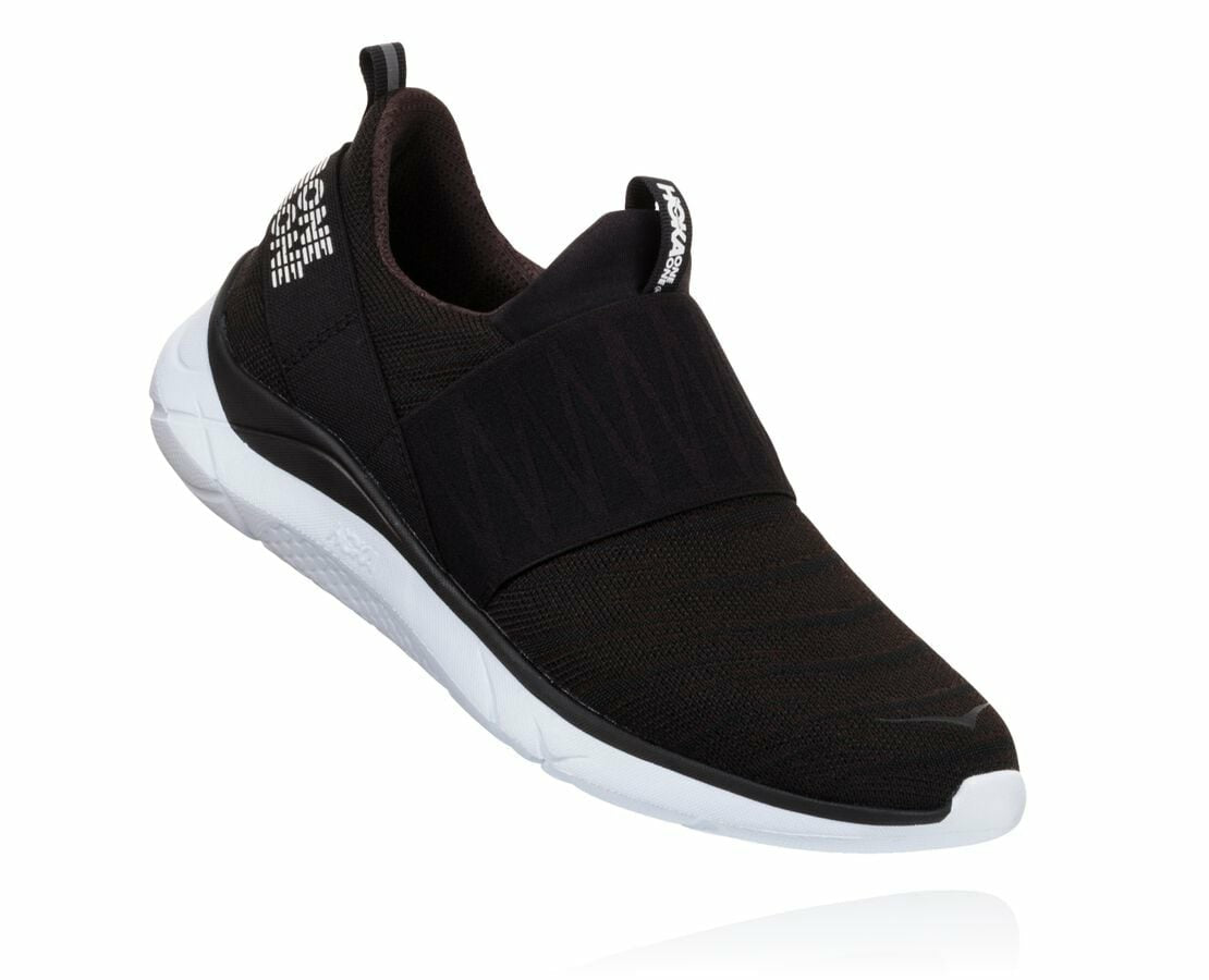 HOKA|Women's Hupana Slip Black / White