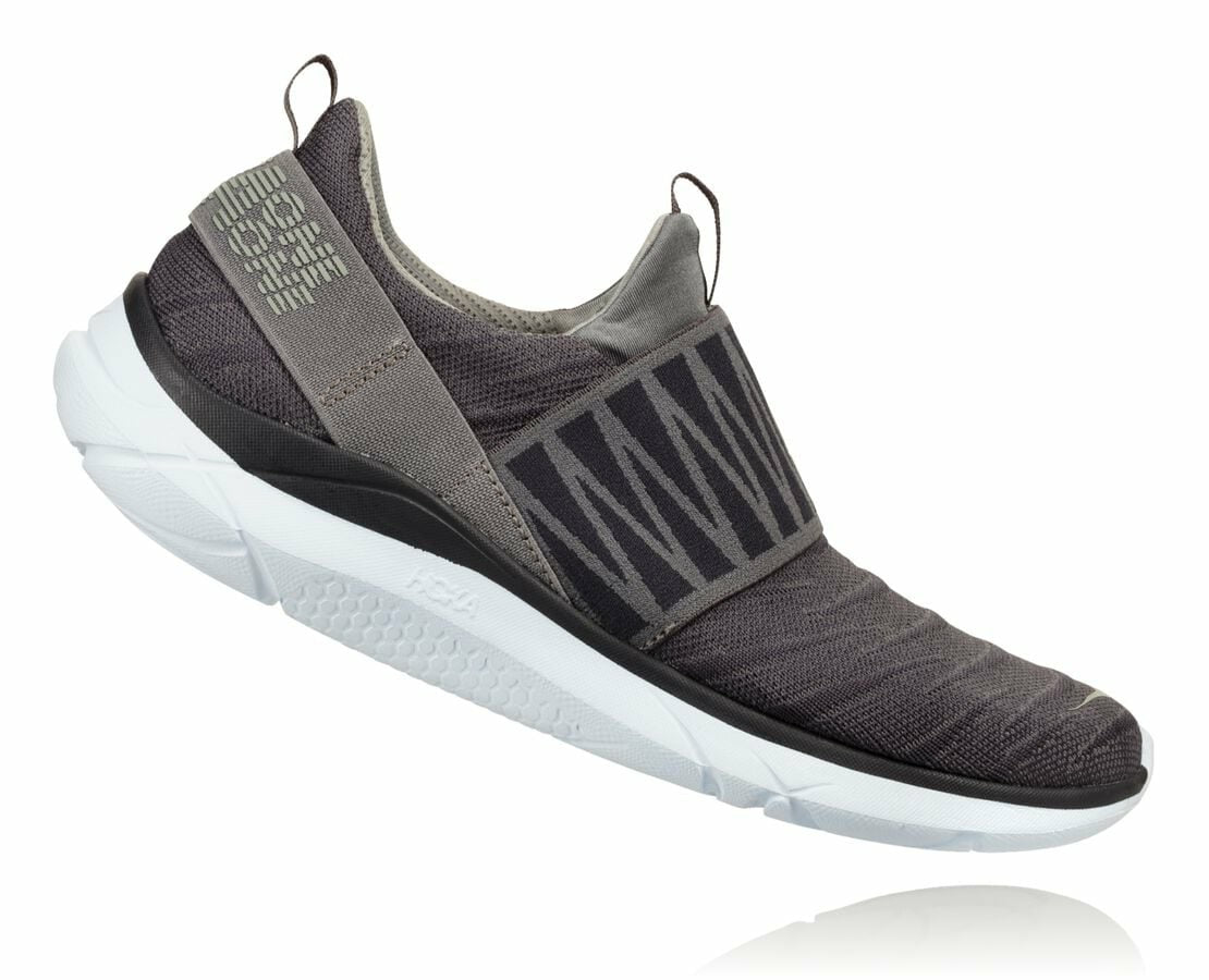 HOKA|Women's Hupana Slip Nine Iron / Steel Grey