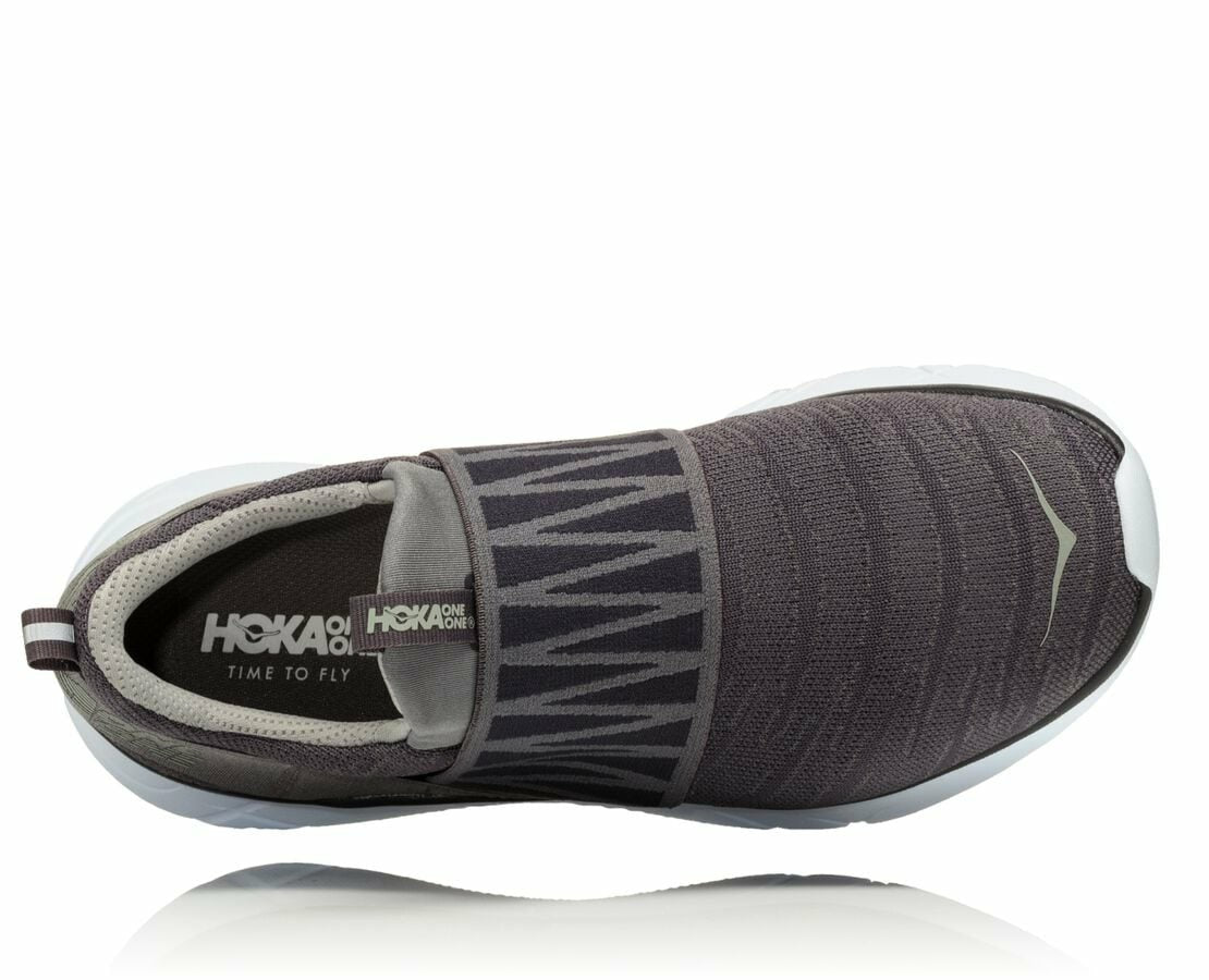 HOKA|Women's Hupana Slip Nine Iron / Steel Grey