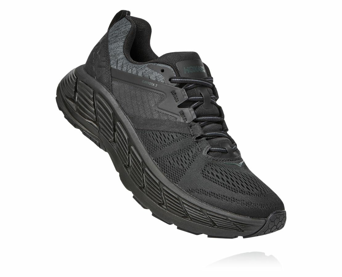 HOKA|Men's Gaviota 2 Black / Dark Shadow