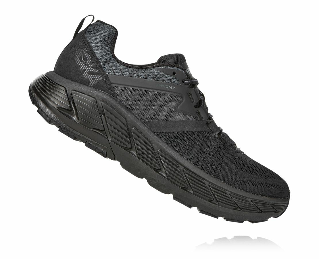 HOKA|Men's Gaviota 2 Black / Dark Shadow