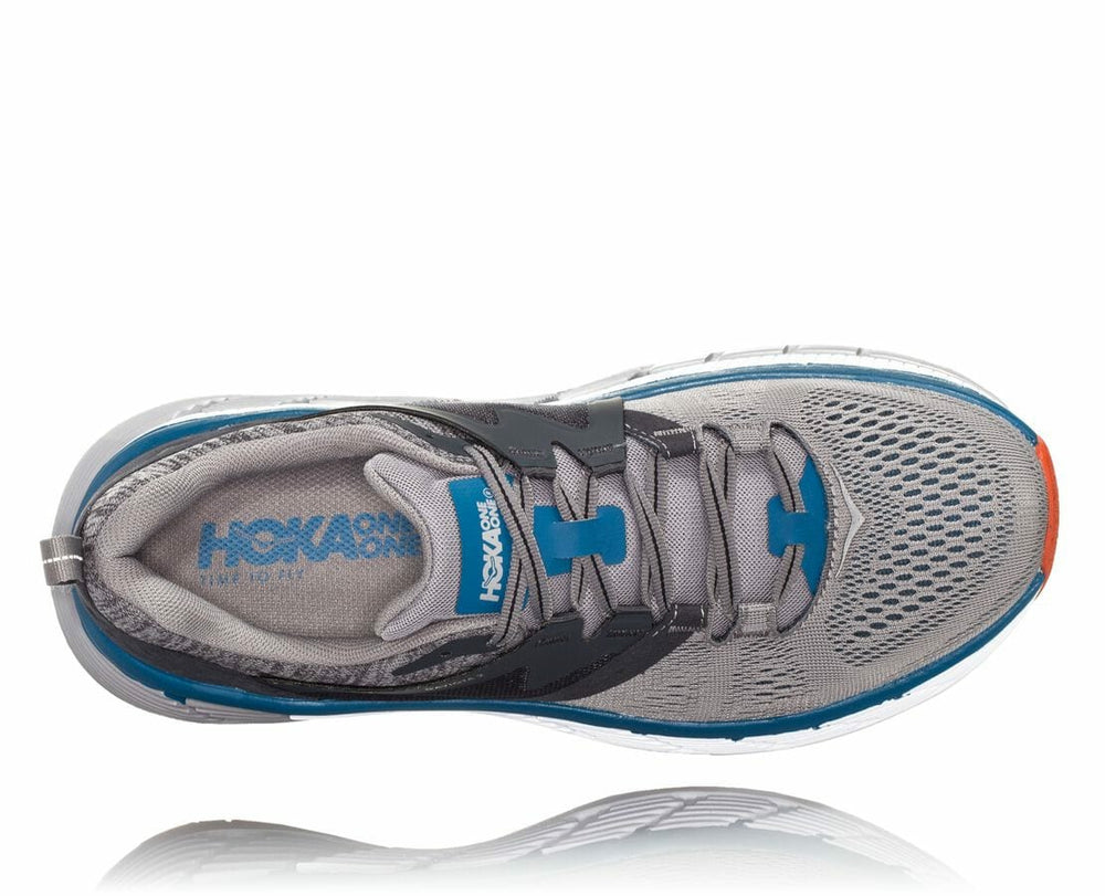 HOKA|Men's Gaviota 2 Frost Gray / Seaport