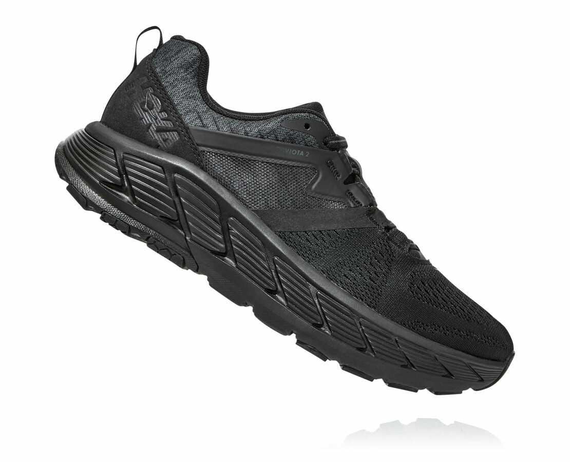 HOKA|Women's Gaviota 2 Black / Dark Shadow