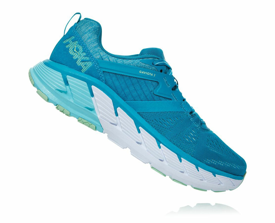 HOKA|Women's Gaviota 2 Caribbean Sea / Green Ash