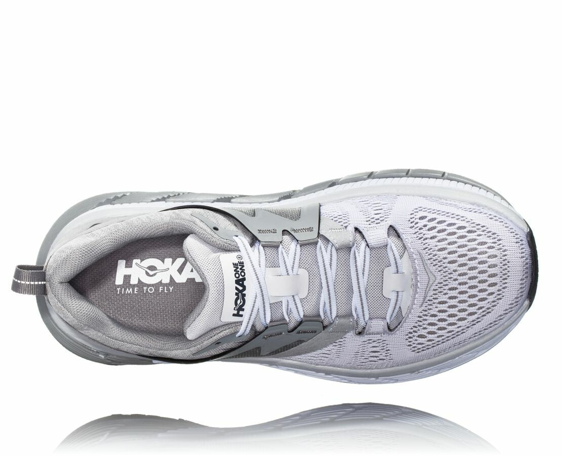HOKA|Women's Gaviota 2 White / Drizzle