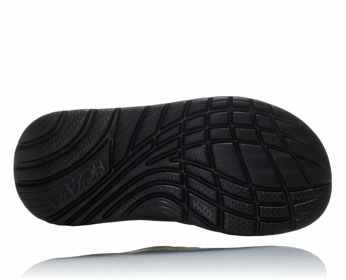 HOKA|Men's ORA Recovery Slide Black / Black