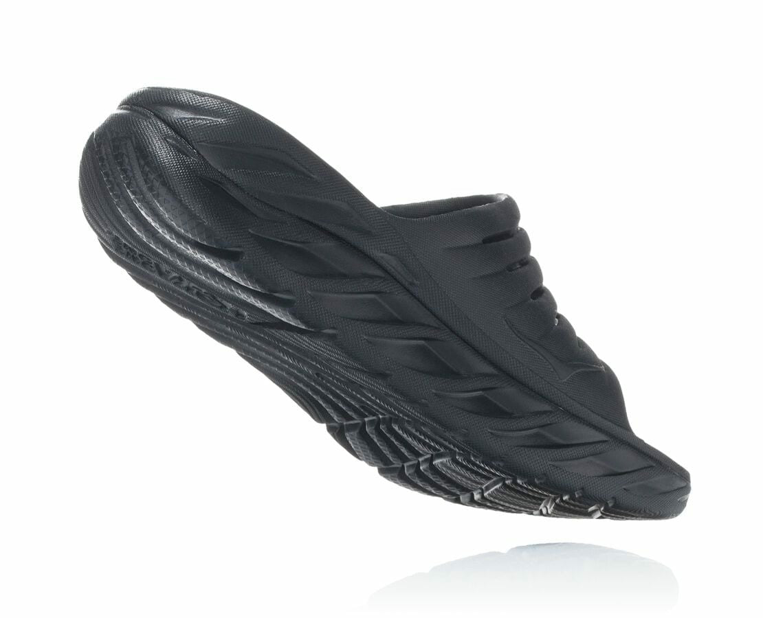 HOKA|Women's ORA Recovery Slide Black / Black