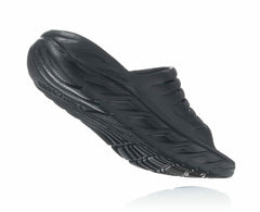 HOKA|Women's ORA Recovery Slide Black / Black