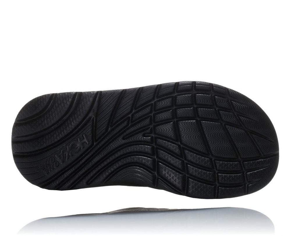 HOKA|Women's ORA Recovery Slide Black / Black