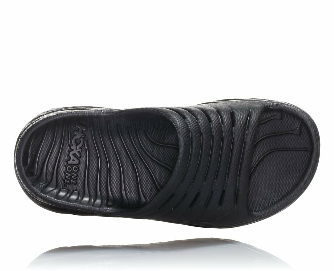 HOKA|Women's ORA Recovery Slide Black / Black