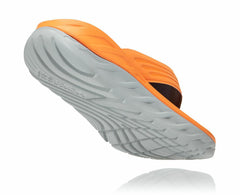 HOKA|Men's ORA Recovery Flip Blazing Orange / Lunar Rock