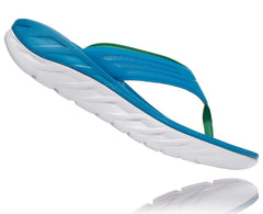 HOKA|Men's ORA Recovery Flip Blue Sapphire / Greenbriar