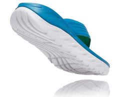 HOKA|Men's ORA Recovery Flip Blue Sapphire / Greenbriar