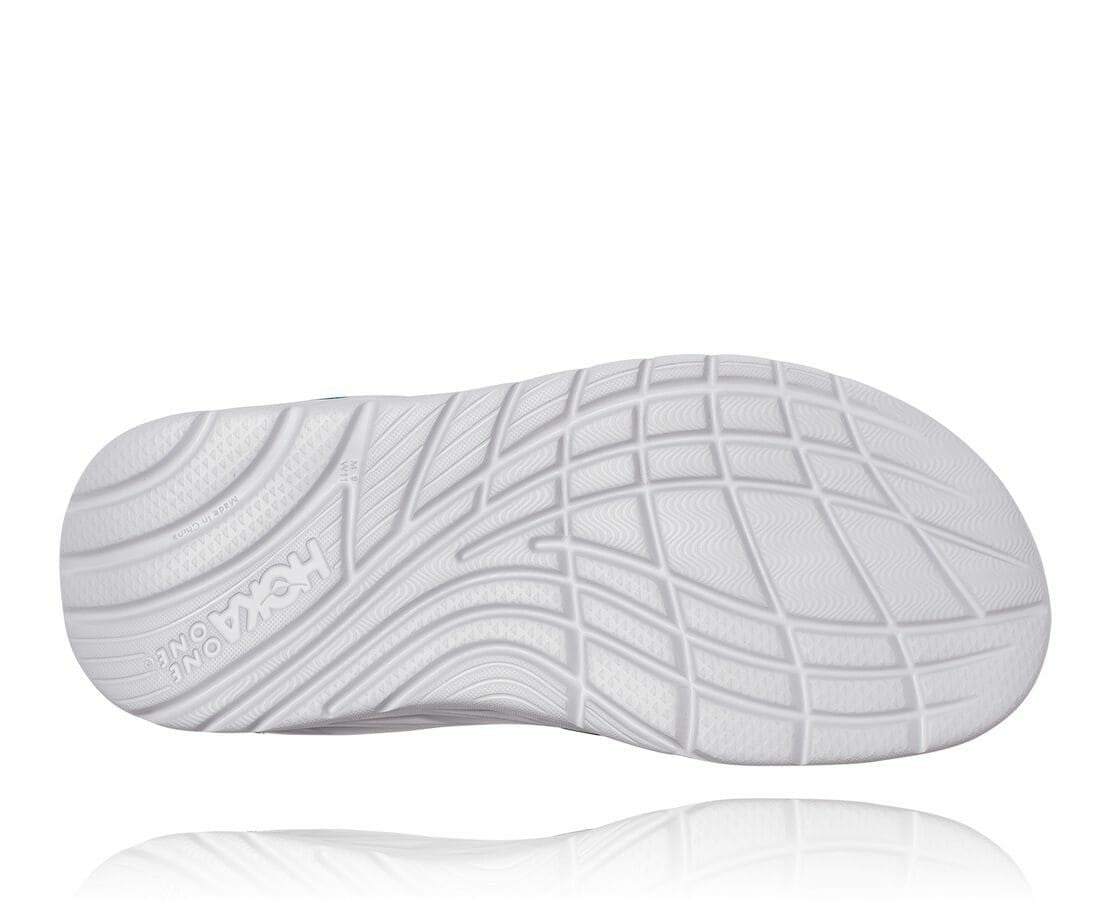 HOKA|Men's ORA Recovery Flip Blue Sapphire / Greenbriar